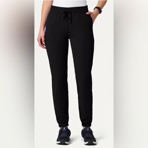 Like New - Jaanuu "Jace" SKINNY black 7-pocket jogger scrubs (PETITE) - S